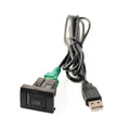 Car Center Console CD Reserved Position Modified 3.3 x 2.3cm USB Interface Conversion Cable  for Volkswagen / Audi / Skoda, Cable Length: 1m            ...