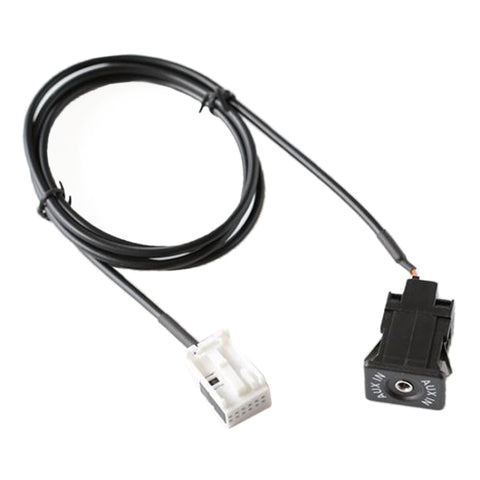 Connettore interfaccia AUX per scatola portatile per auto + cablaggio per Volkswagen Bora / Audi, For Volkswagen Bora