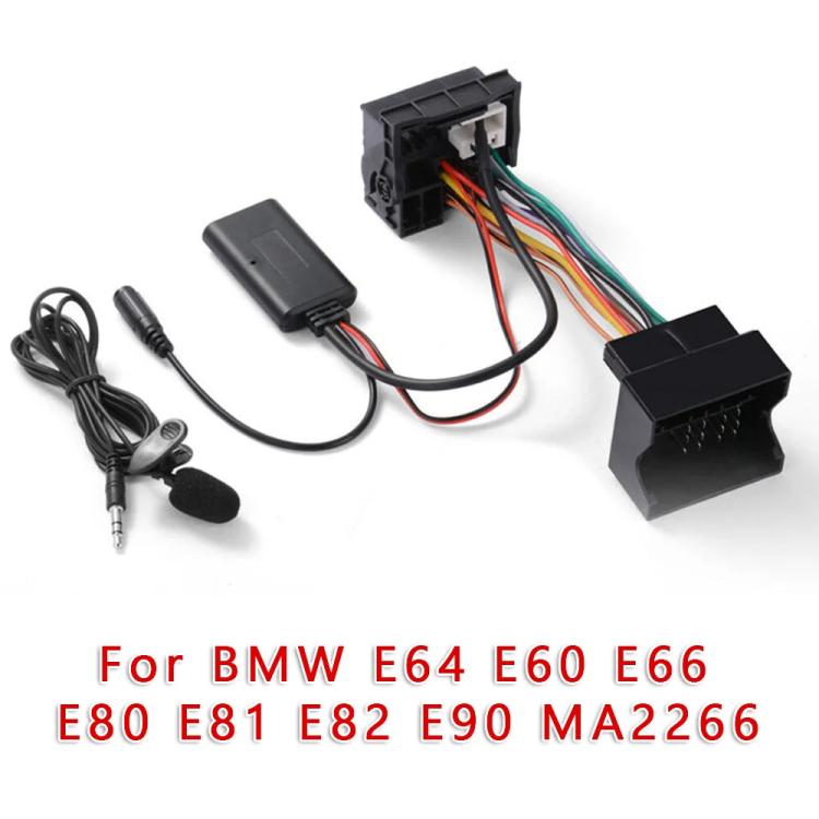 Bluetooth AUX Audio Cable with MIC for BMW E60 Replacement