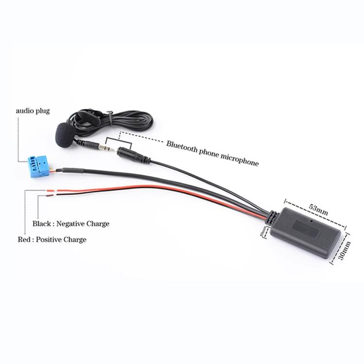 Bluetooth AUX Audio Cable with MIC for BMW E60 Replacement