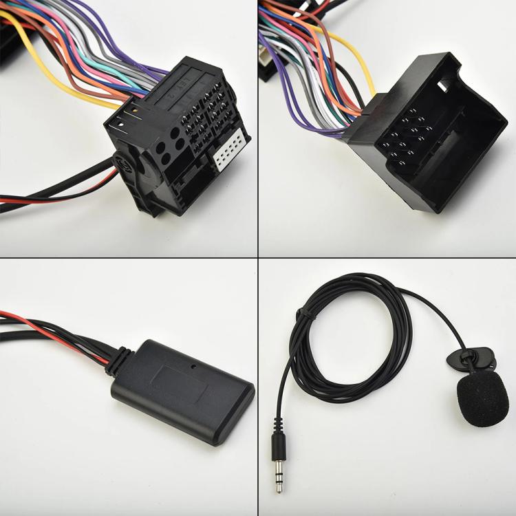 Bluetooth AUX Audio Cable with MIC for BMW E60 Replacement