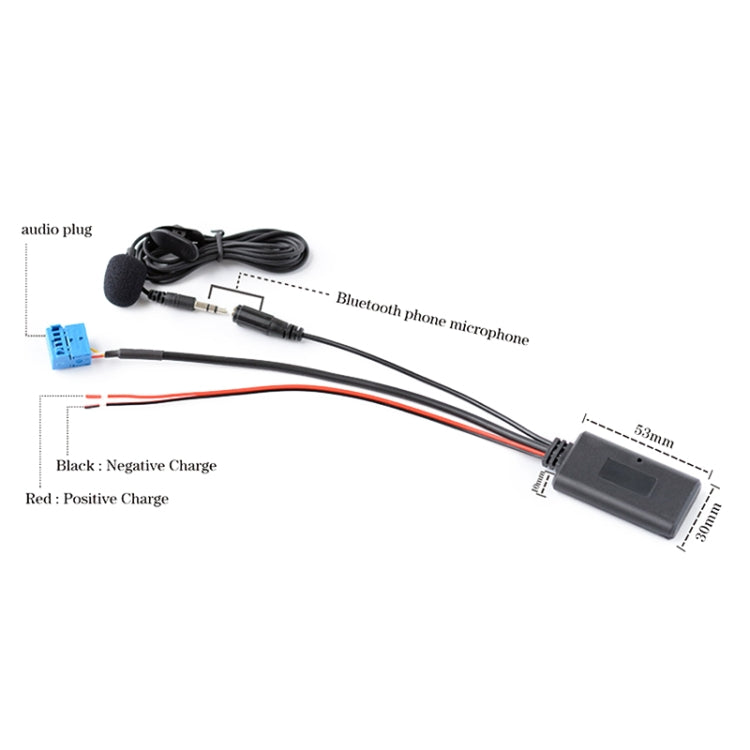 Car AUX Bluetooth Audio Cable + MIC for Ford Fiesta / Focus, For Ford Fiesta / Focus