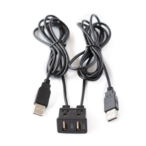Prise en charge de l'interrupteur de câble électrique avec double interface USB modifiée universelle pour voiture pour Alpine / Pioneer, USB+USB