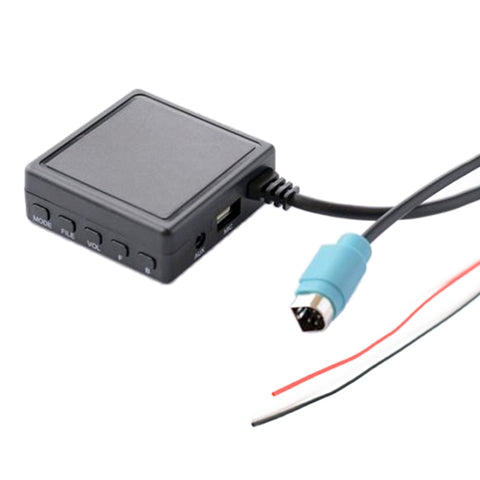Cavo audio musicale Bluetooth senza fili per auto AUX + controllo MIC del telefono Modifica brano per Alpine KCE-236B 9870/9872, For Alpine KCE-236B 9870/9872(MIC)
