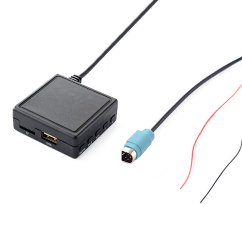 Cavo audio musicale Bluetooth senza fili per auto AUX + controllo MIC del telefono Modifica brano per Alpine KCE-236B 9870/9872, For Alpine KCE-236B 9870/9872(MIC)