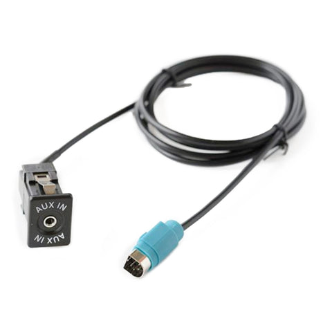 Interfaccia AUX per auto + cavo per Alpine kce-237b 101E 102E 105E 117e 123e 305S 520C, For Alpine kce-237b 101E