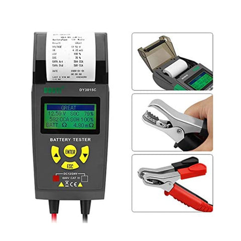 Tester per batteria per auto DUOYI DY3015C da 24 V, DY3015C