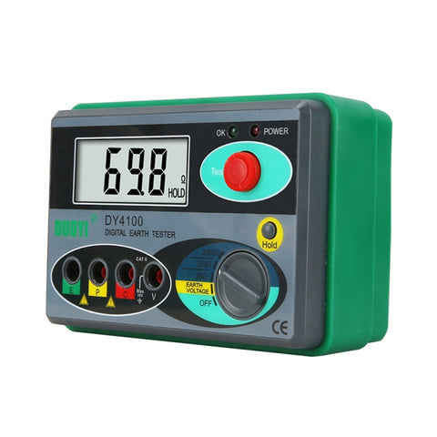 Tester di resistenza del misuratore di resistenza di terra digitale ad alta precisione DUOYI DY4100, DY4100
