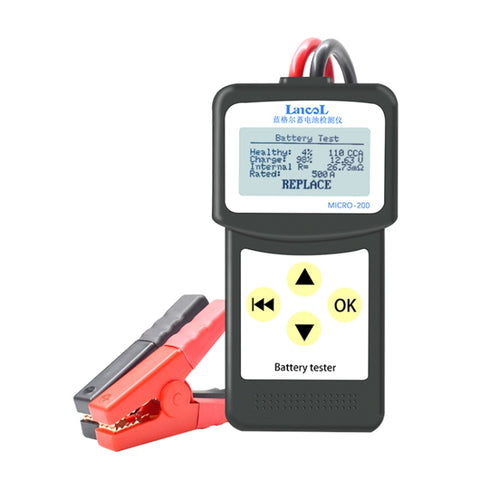 MICRO-200 Tester batteria per auto Analizzatore di vita della resistenza interna della batteria, MICRO-200