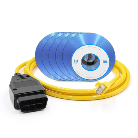 ESYS ENET pour ICOM BMW Serie F avec un ensemble complet de CD V50.3 Cavo nascosto per spazzole per auto, Car Brush Hidden Cable