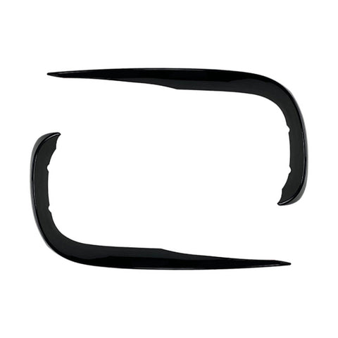 Striscia adesiva decorativa per coltello a vento anteriore per auto per Mercedes-Benz Classe E W213 2016-2020/E200/E260/E300, Wind Knife For Mercedes-Benz E Class(Carbon Fiber Black), Wind Knife For Mercedes-Benz E Class(Black)