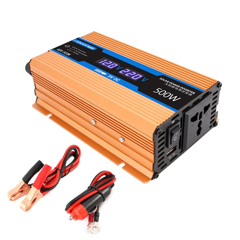 Convertitore di Potenza Carmaer 12V a 220V, 500W con Doppio Display
