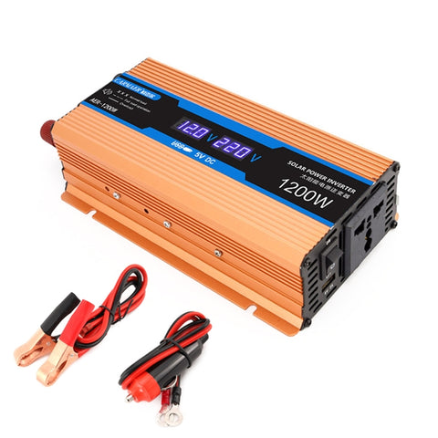 Convertitore di potenza domestico Carmaer 12V a 220V, 1200W con