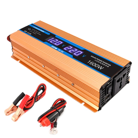 Convertitore di Potenza Carmaer 12V a 220V 1600W con Doppio Display