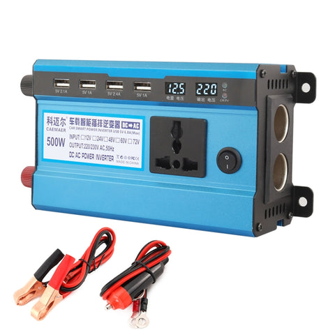 Convertitore di potenza domestico Carmaer 12V a 220V, 500W, con