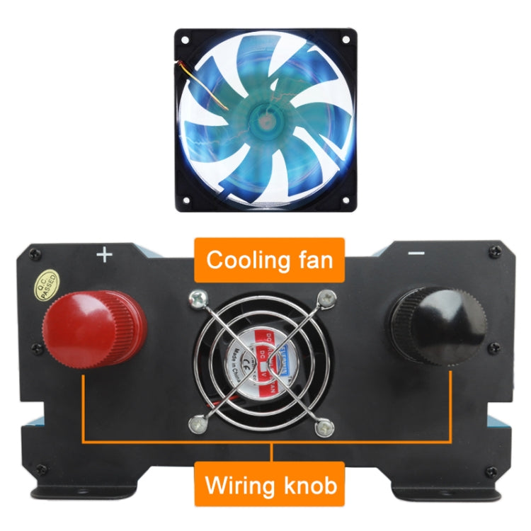convertitore-di-potenza-carmaer-48v-a-220v-2200w-con-doppio-display - immagine 3