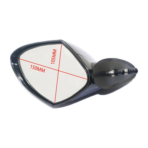 Specchio riflettente per specchietto retrovisore per moto d'acqua per VXR/FS, specifica: singolo destro, Single Right
