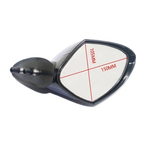 Specchio riflettente per specchietto retrovisore per moto d'acqua per VXR/FS, specifica: singolo sinistro, Single Left
