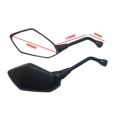 Specchietti Retrovisori Universali per ATV ZF001-185B - Coppia per