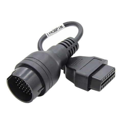 Cavo Adattatore OBDII 38 Pin a 16 Pin per Veicoli Iveco
