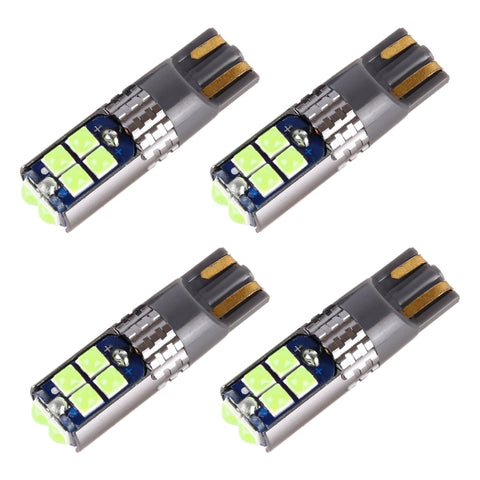Kit di 4 Luci di Ingombro T10 DC12V 2W con 10 LED SMD-3030 in Vari