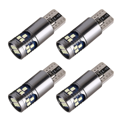 Luci di ingombro per auto T10 DC12V - 4 pezzi con 18 LED SMD-3020 in