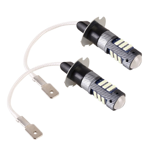 1 paio di fendinebbia LED per auto H3 DC12V/5W con perline lampada SMD-2016 da 42 LED, H3 (Ice Blue Light), H3 (White Light), H3 (Yellow Light)