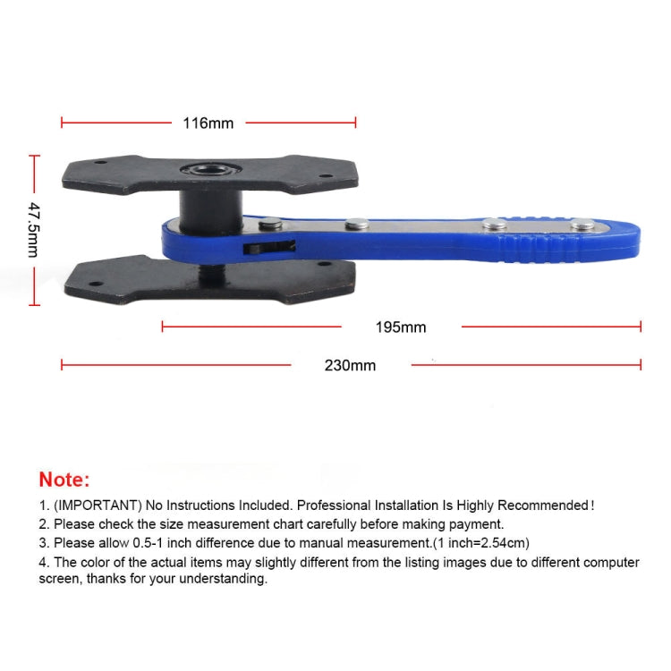Car Ratchet Brake Piston Spreader Caliper Pad