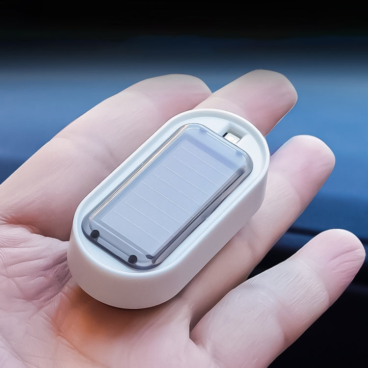 Spia LED antifurto per auto a energia solare, Blue, Red