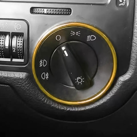 Anneau décoratif pour interrupteur de voiture pour Volkswagen Golf