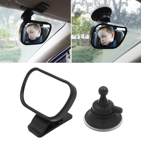 Specchietto retrovisore per osservazione del seggiolino di sicurezza per bambini da auto da 2 pezzi, Safety Seat Viewing Rearview Mirror
