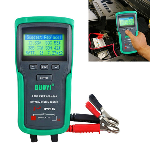 Strumenti diagnostici digitali per tester batteria per auto DUOYI DY2015, DY2015