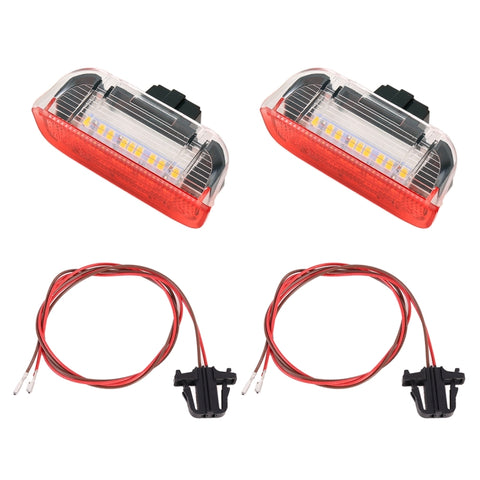 Luci per Porte Volkswagen Golf 5/6 - 2 Pz Lampade 12V 1.6W con 18 LED