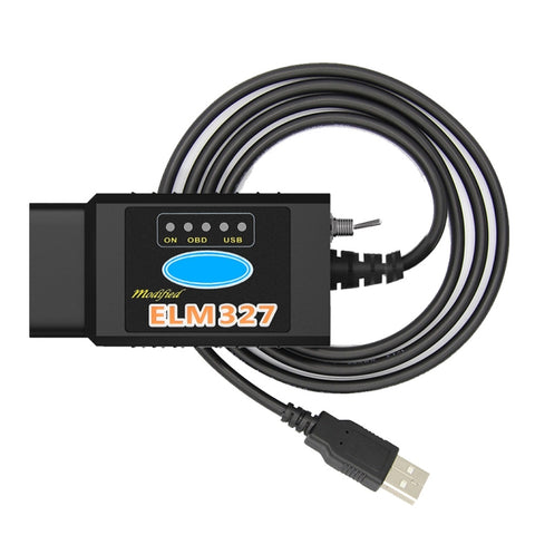 Cavo Diagnostico OBD ELM327 V1.5 con Interruttore - Nero e Arancione