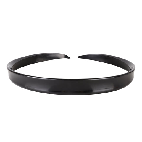 Labbro du spoiler latéral de l'ala posteriore en plastique modifié pour voiture, noir, noir
