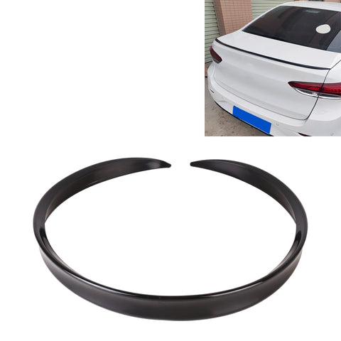 Labbro du spoiler latéral de l'ala posteriore en plastique modifié pour voiture, noir, noir