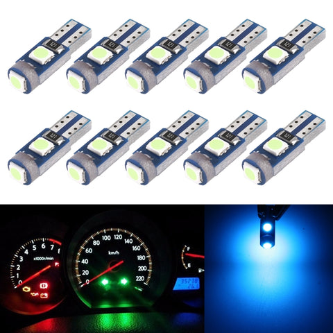 Luce LED Decorativa per Quadro Strumenti Auto T5 - 10 in 1, 0,2 W, DC