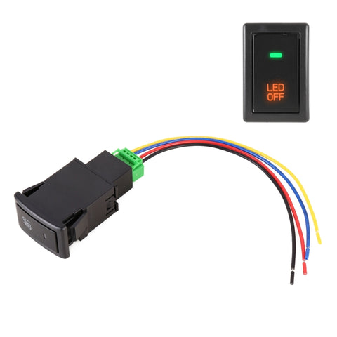 TS-17 Interruttore a pulsante on-off pour fendinebbia per auto con cavo pour Suzuki, pour Suzuki