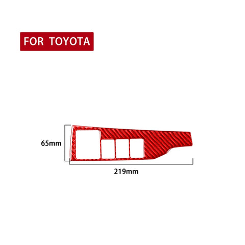 Autocollant décoratif pour interrupteur de voiture en fibre de carbone pour Toyota Corolla 2014-2018, guide vers l'avant, interrupteur de phare, conduite à gauche