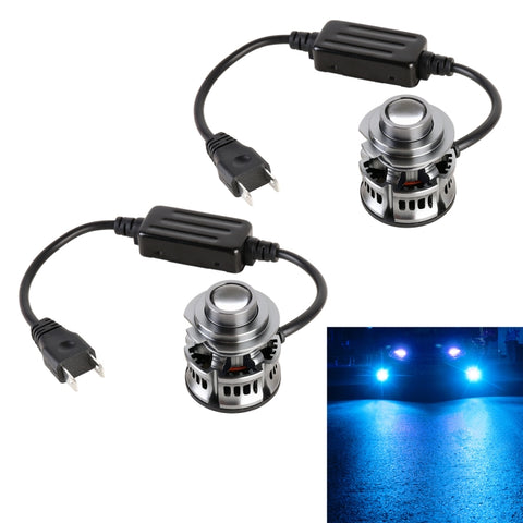 1 paire de lampes LED en aluminium pour voiture H7 27 W / DC12 V, H7 (lumière bleue), H7 (lumière dorée), H7 (vert citron), H7 (lumière blanche)