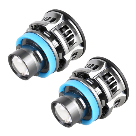 1 paire de lampes LED en aluminium pour voiture H11 27 W / DC12 V, H11 (lumière bleue), H11 (lumière dorée), H11 (vert citron), H11 (lumière blanche)
