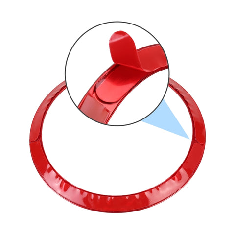 Copertura dell'anello decorativo del volante dell'auto pour Mercedes-Benz, diamètre intérieur : 5,6 cm, 5,6 cm (bleu), 5,6 cm (rouge), 5,6 cm (argent)