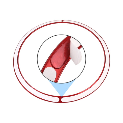 Copertura dell'anello decorativo del volante dell'auto per Mercedes-Benz, diametro interno: 5,8 cm, 5.8cm (Blue), 5.8cm (Red), 5.8cm (Silver)