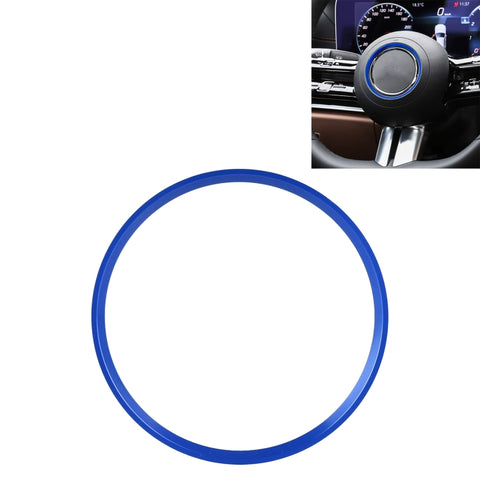 Copertura dell'anello decorativo del volante dell'auto pour Mercedes-Benz, diamètre intérieur : 7,2 cm, 7,2 cm (bleu), 7,2 cm (rouge), 7,2 cm (argent)