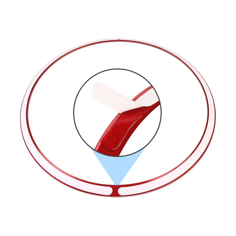 Copertura dell'anello decorativo del volante dell'auto pour Mercedes-Benz, diamètre intérieur : 7,2 cm, 7,2 cm (bleu), 7,2 cm (rouge), 7,2 cm (argent)
