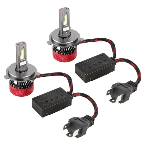 Fari LED H4 per Auto - DC12V, 65W, 6000K, 6500LM - Confezione da 1