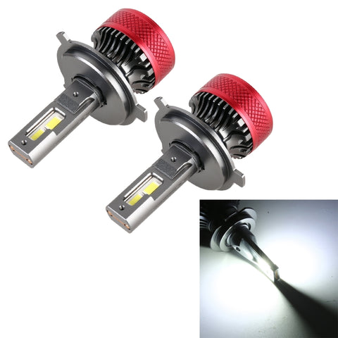 Fari LED H4 per Auto - DC12V, 65W, 6000K, 6500LM - Confezione da 1