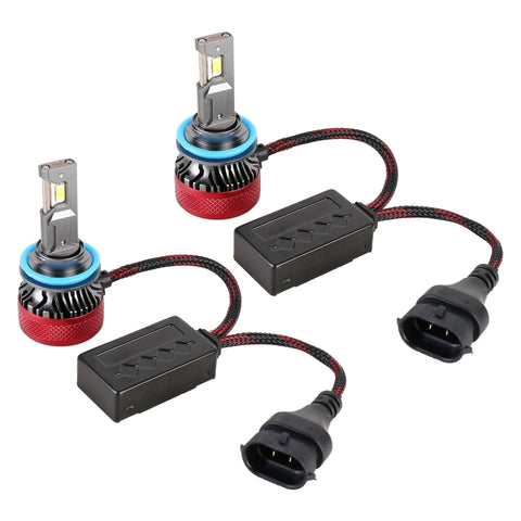 1 paio di fari per auto LED H8 DC12V 65W 6000K 6500LM, H8 / H11