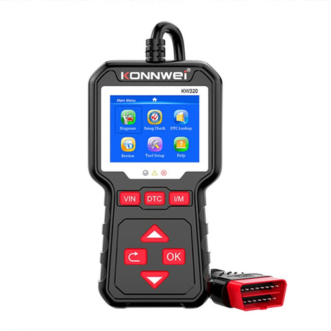 KONNWEI KW320 Strumento di diagnosi guasti OBD2 per auto, KW320