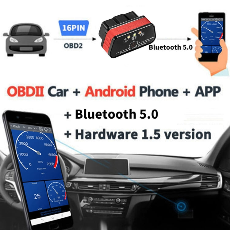 KONNWEI KW901 OBD2 Bluetooth Diagnostic Scan Tool for Cars